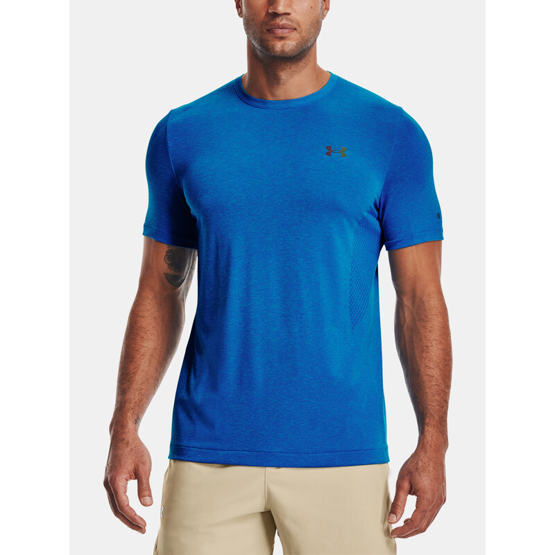 Under Armour T-Shirt Rush Seamless Ss-Blu - Men 67389438