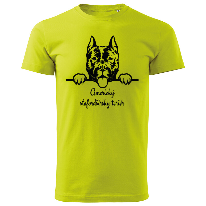 T-ričko Americký stafordčírsky teriér, pánske tričko s vlastným textom 21854151