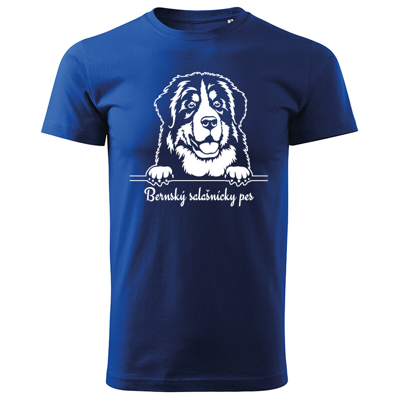 T-ričko Bernský salašnícky pes, pánske tričko s vlastným textom 21854156