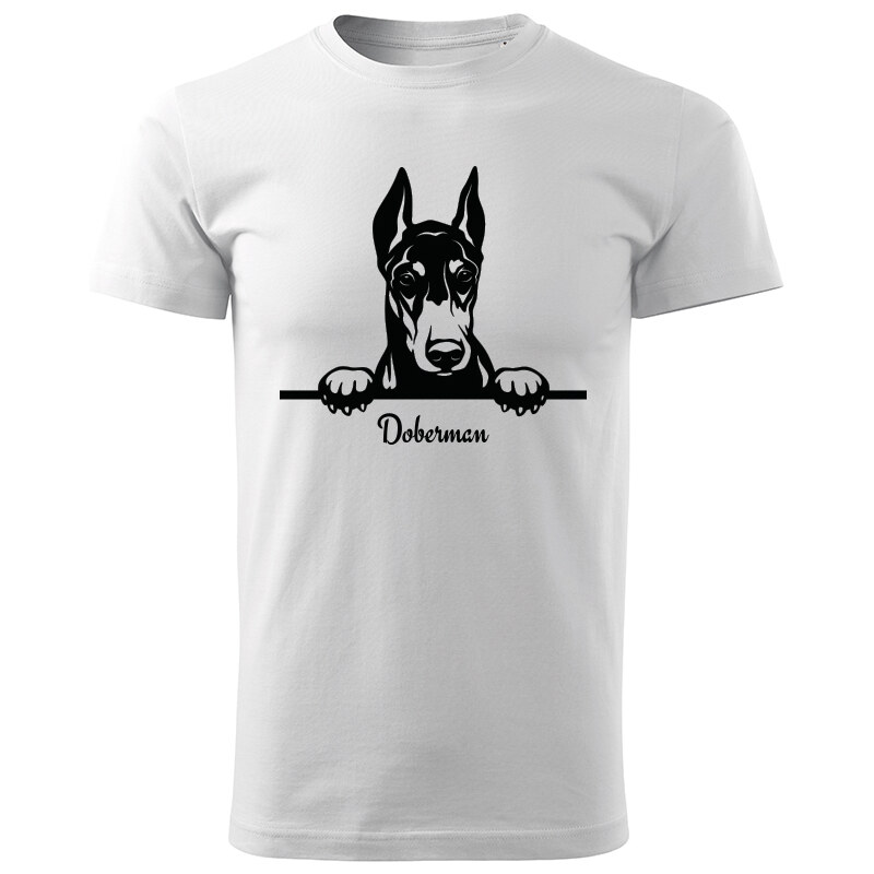 T-ričko Doberman, pánske tričko s vlastným textom 21854165