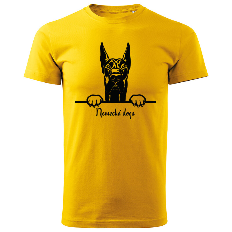 T-ričko Nemecká doga, pánske tričko s vlastným textom 21858673