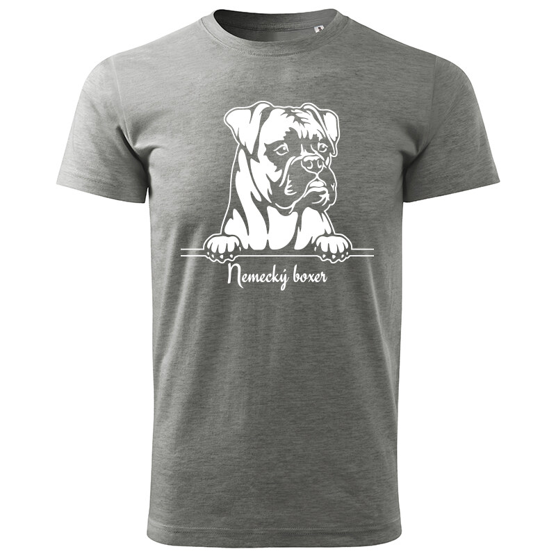 T-ričko Nemecký boxer, pánske tričko s vlastným textom 21858674