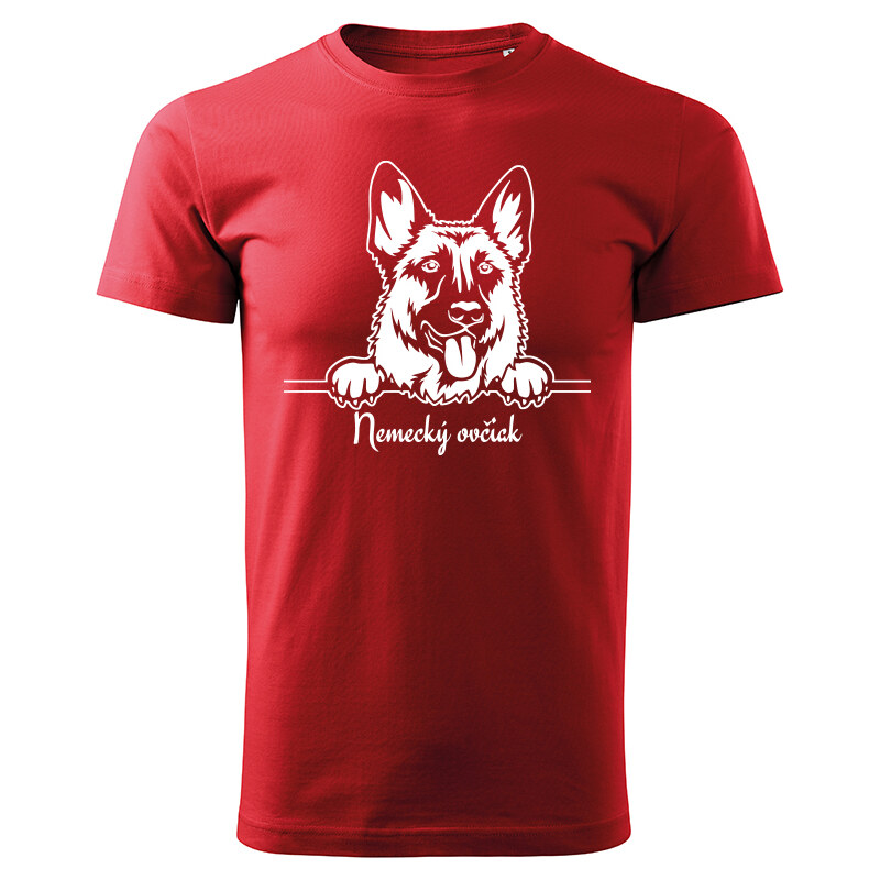T-ričko Nemecký ovčiak, pánske tričko s vlastným textom 21858675