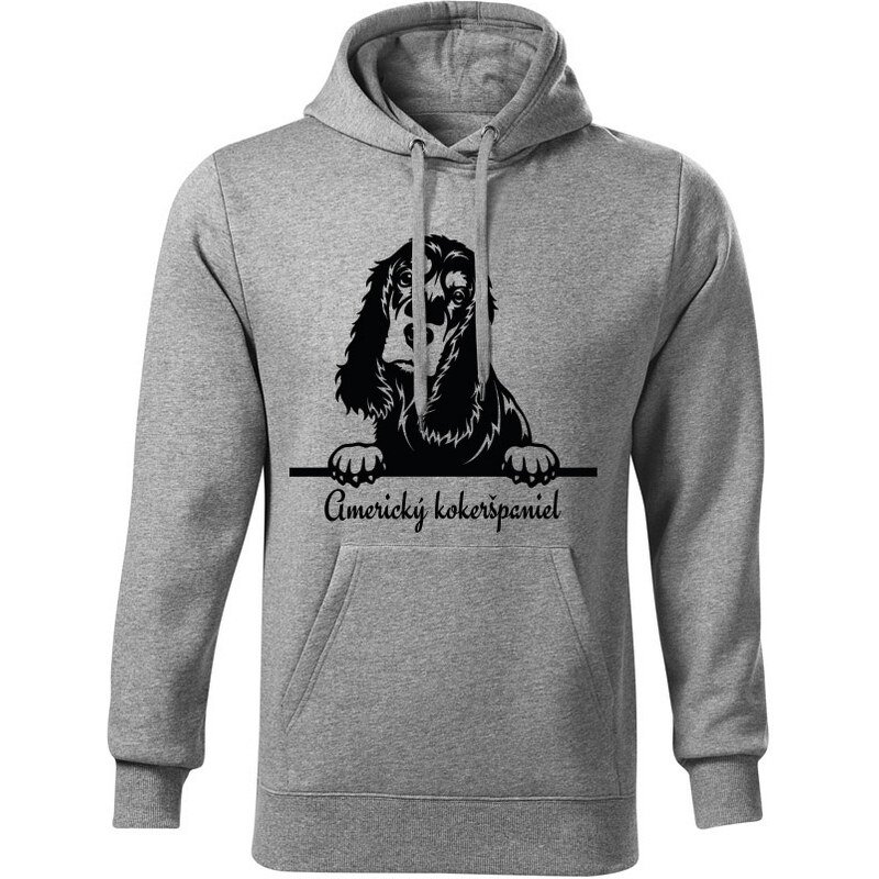 T-ričko Americký kokeršpaniel, pánska mikina s vlastným textom 21858692