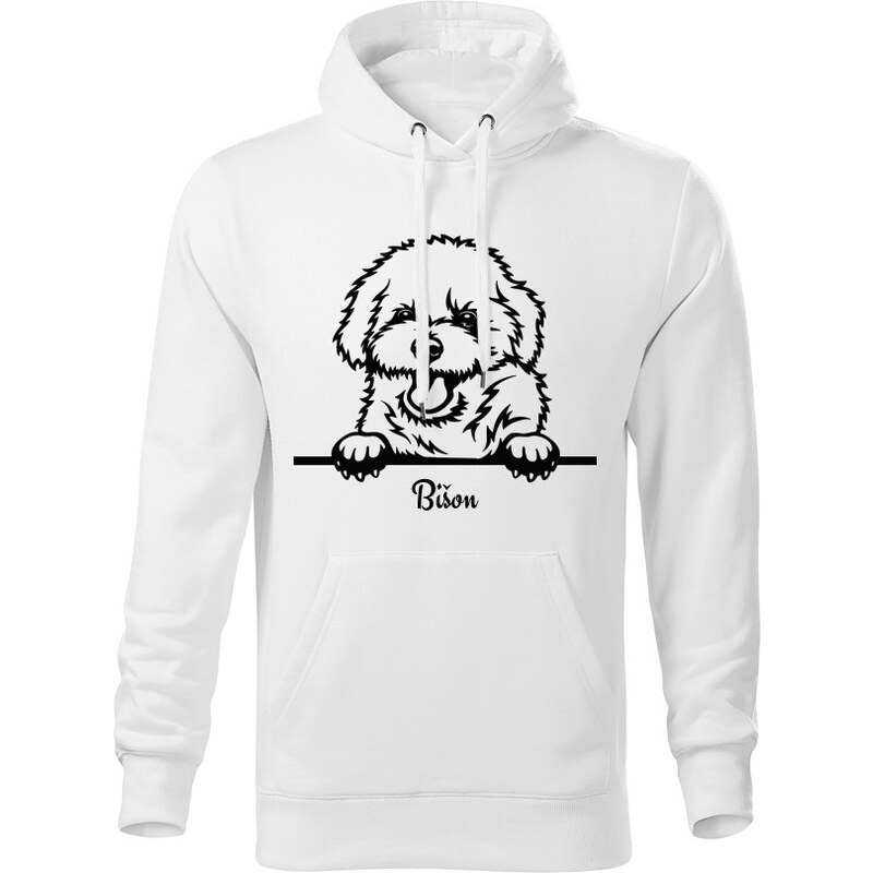T-ričko Bišon, pánska mikina s vlastným textom 21866621