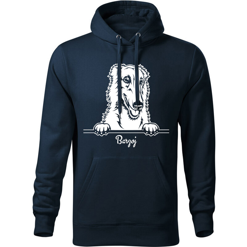 T-ričko Barzoj, pánska mikina s vlastným textom 21866617