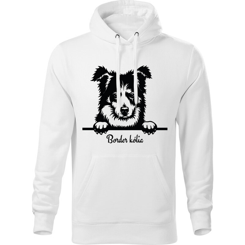 T-ričko Border kólia, pánska mikina s vlastným textom 21866622