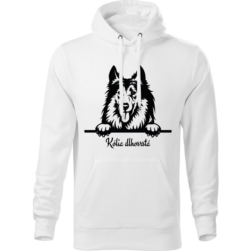 T-ričko Kólia dlhosrstá, pánska mikina s vlastným textom 21866637