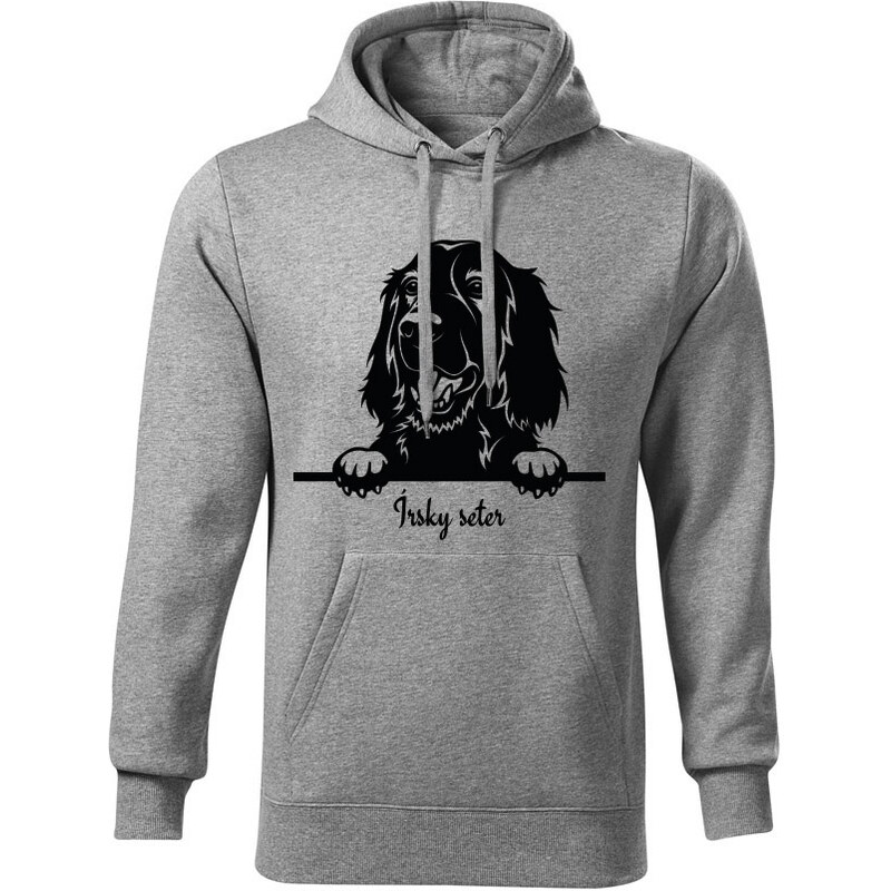T-ričko Írsky seter, pánska mikina s vlastným textom 21866633