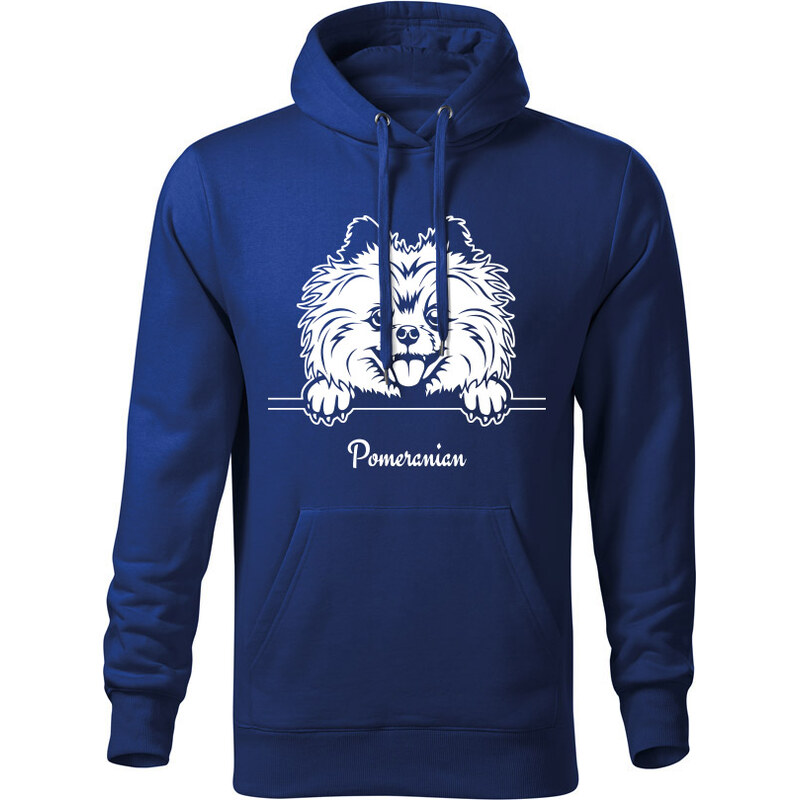 T-ričko Pomeranian, pánska mikina s vlastným textom 21866647