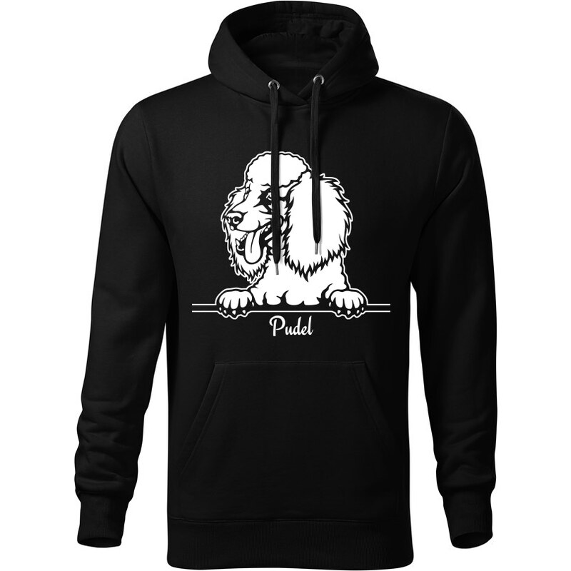 T-ričko Pudel, pánska mikina s vlastným textom 21866648