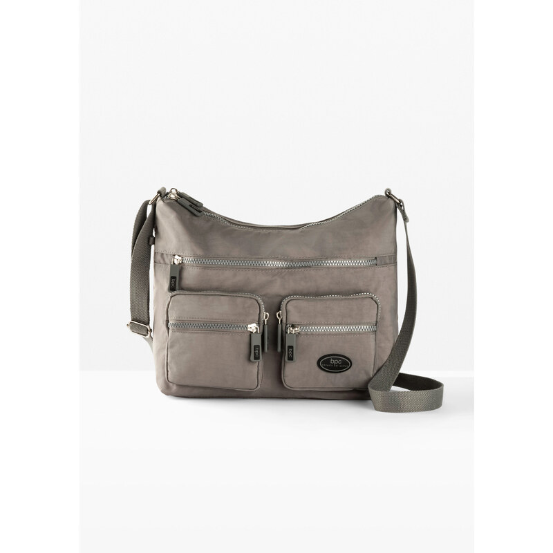 bonprix Kabelka Crossbody s vonkajším vreckom, farba šedá 44734584
