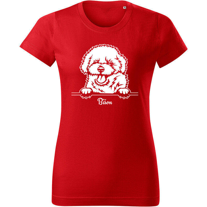 T-ričko Bišon, dámske tričko s vlastným textom 21879675