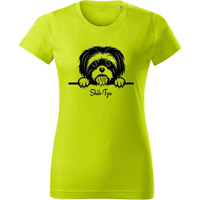 T-ričko Shih-Tzu, dámske tričko s vlastným textom 21881106