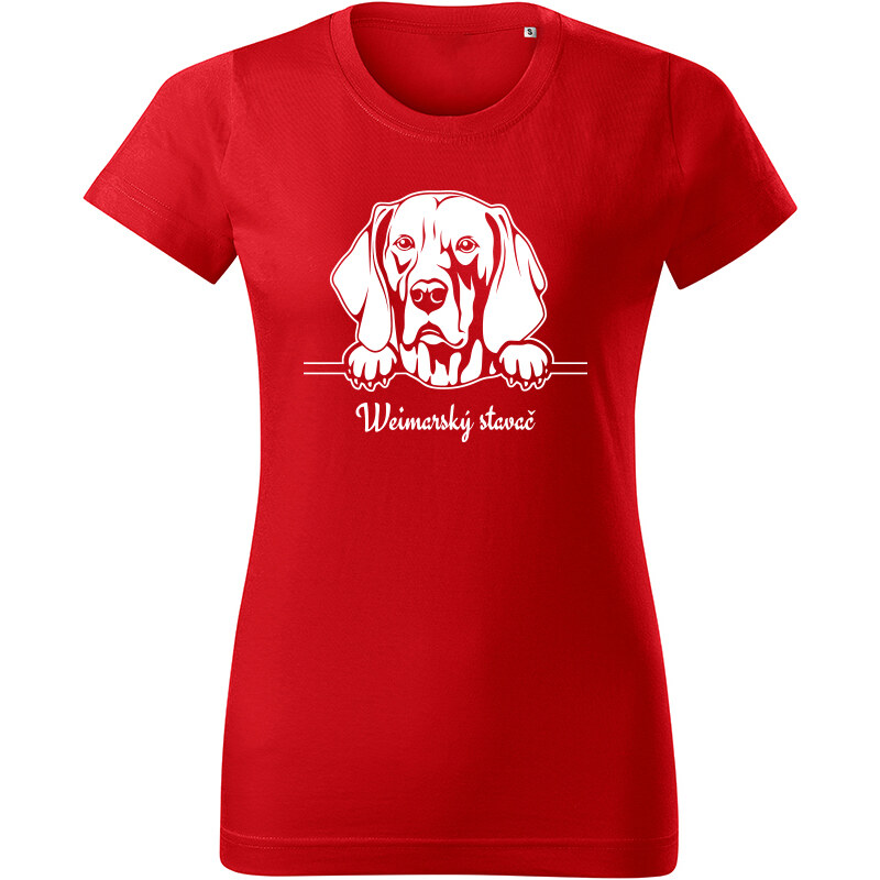 T-ričko Weimarský stavač, dámske tričko s vlastným textom 21881110