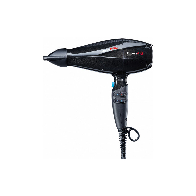 BaByliss PRO Excess HQ 2600W Ionic Hairdryer Čierna