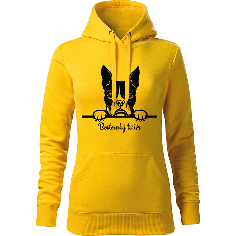 T-ričko Bostonský teriér, dámska mikina s vlastným textom 21917387