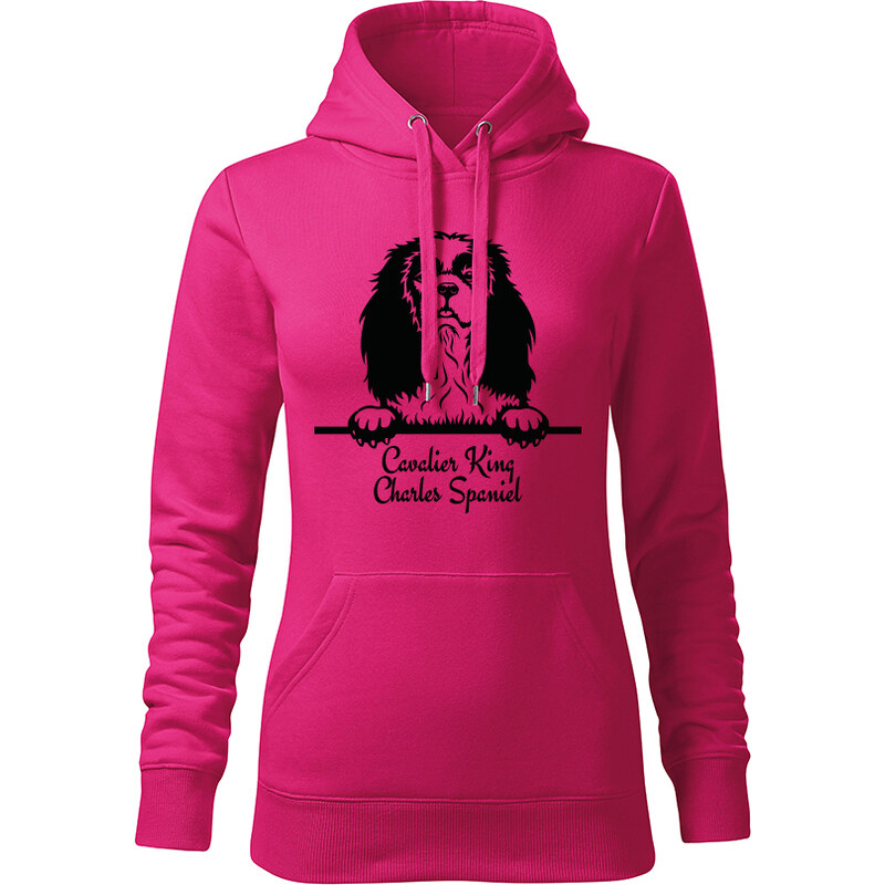 T-ričko Cavalier King Charles Spaniel, dámska mikina s vlastným textom 21917390