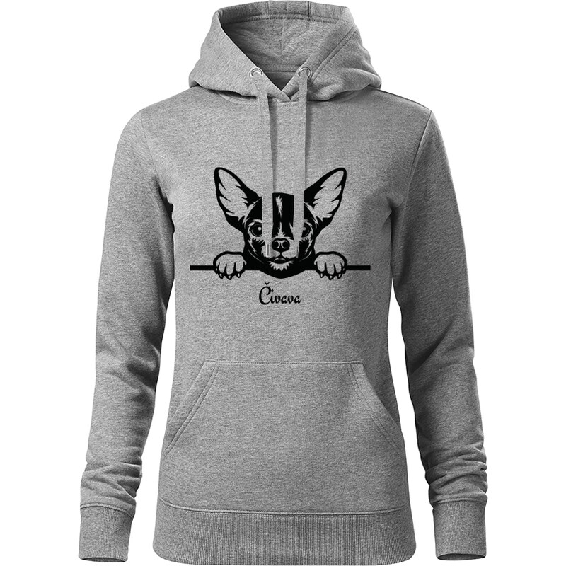 T-ričko Čivava, dámska mikina s vlastným textom 21917391