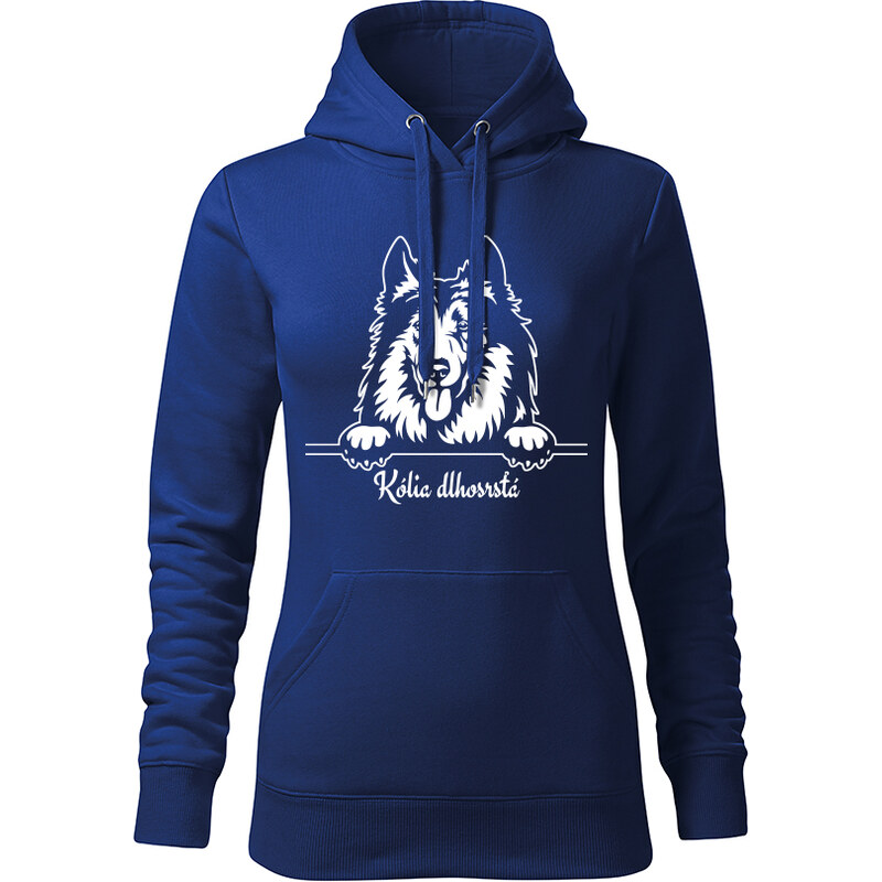 T-ričko Kólia dlhosrstá, dámska mikina s vlastným textom 21917398