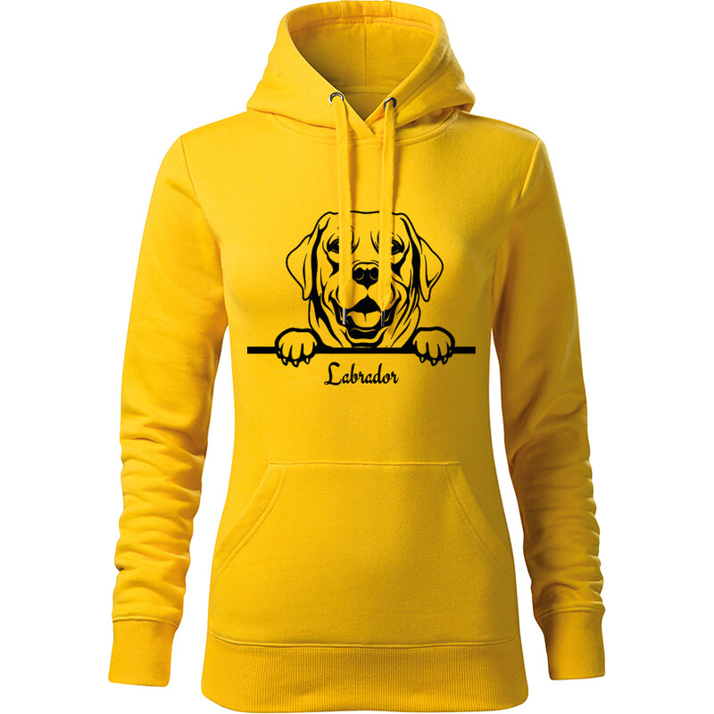 T-ričko Labrador, dámska mikina s vlastným textom 21917399