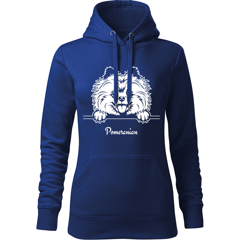 T-ričko Pomeranian, dámska mikina s vlastným textom 21917408