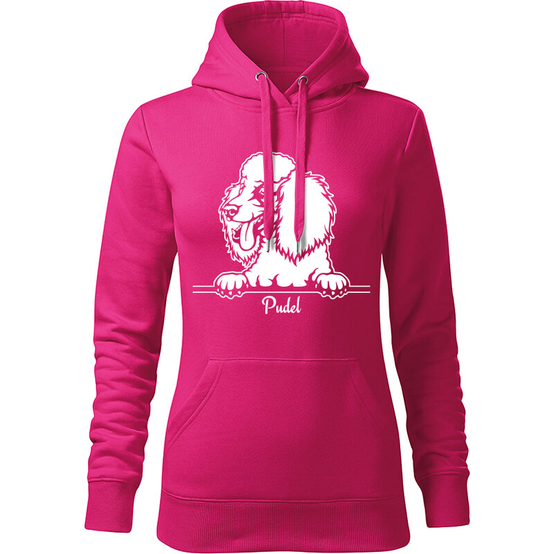 T-ričko Pudel, dámska mikina s vlastným textom 21917409