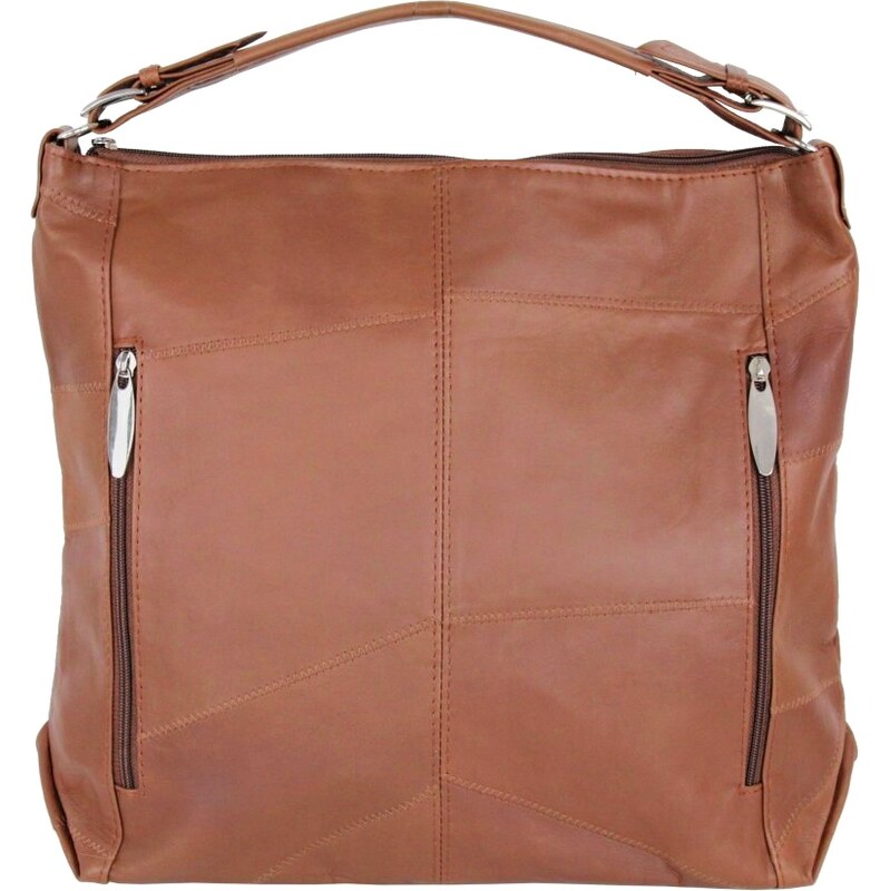 Sikora Dámska kožená kabelka MAR hnedá 2 63492394