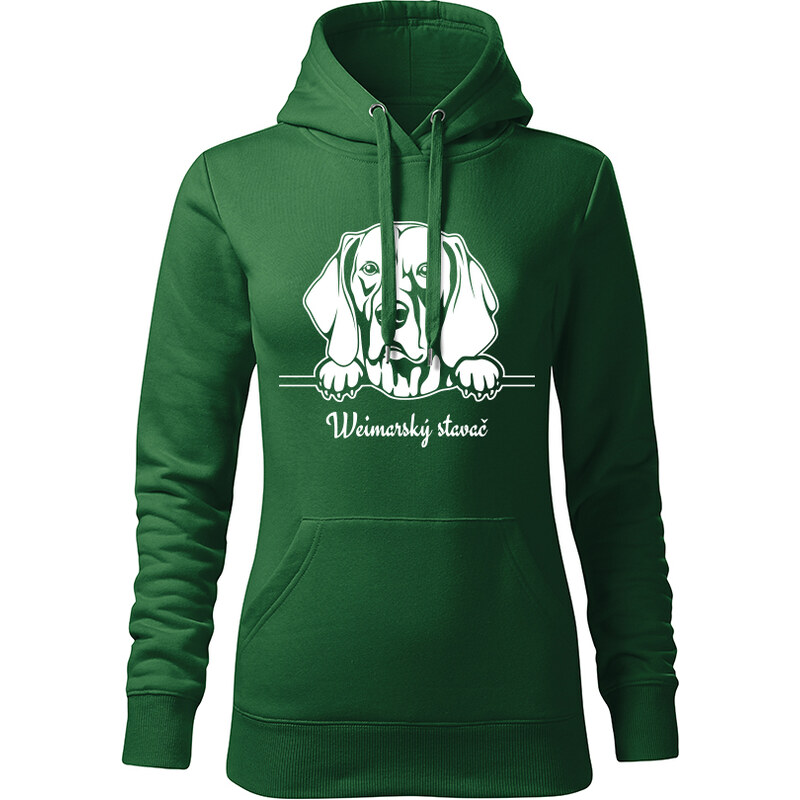 T-ričko Weimarský stavač, dámska mikina s vlastným textom 21918221