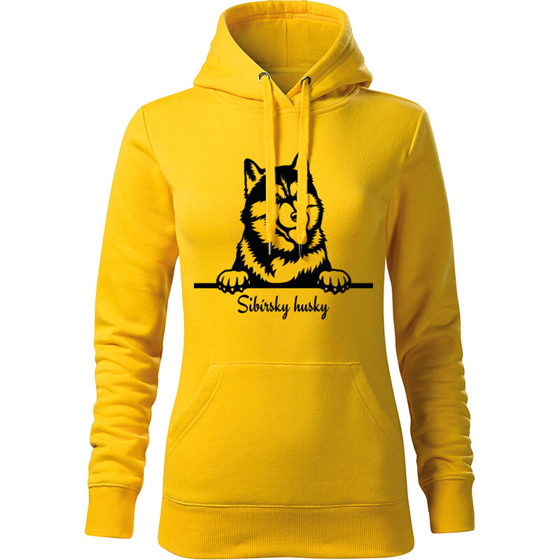 T-ričko Sibírsky husky, dámska mikina s vlastným textom 21918218