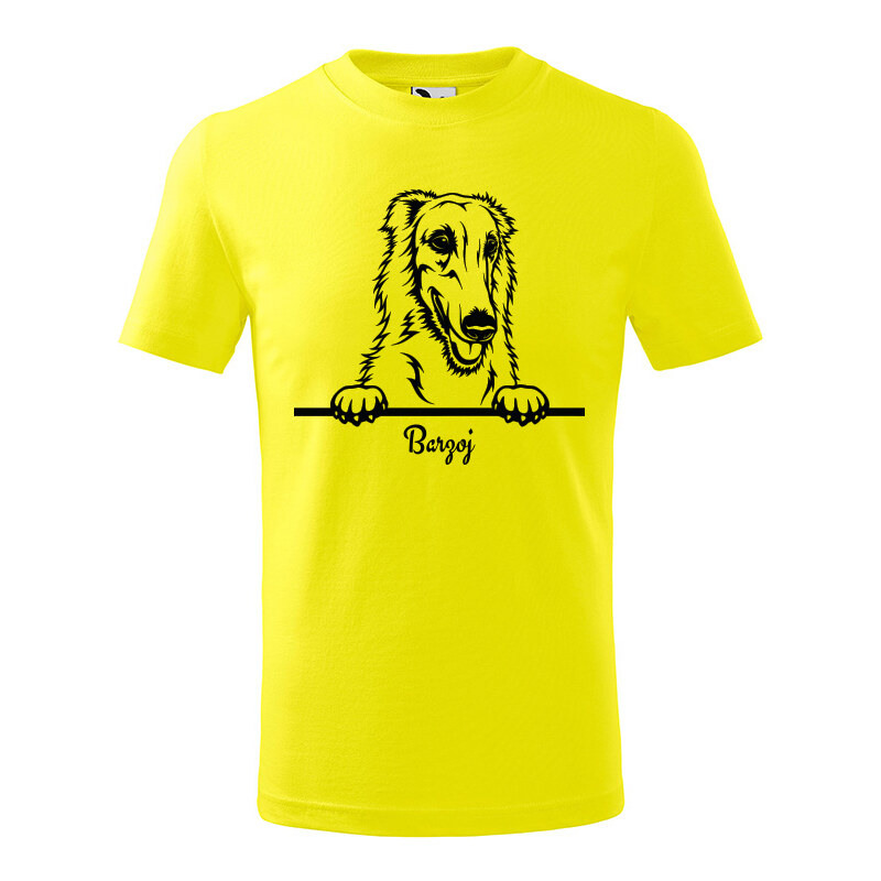 T-ričko Barzoj, detské tričko s vlastným textom 21918233