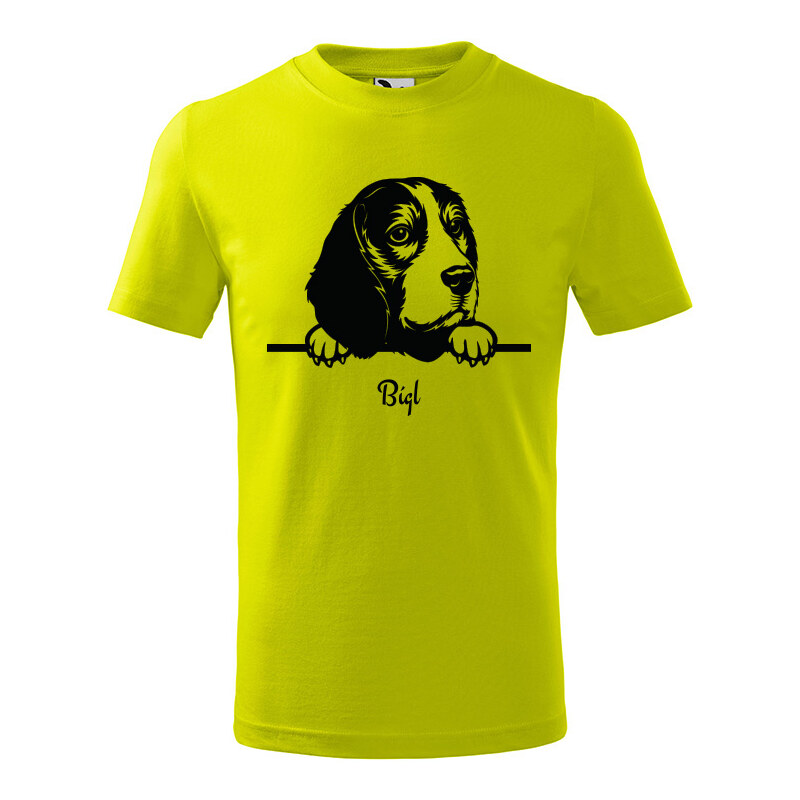 T-ričko Bígl, detské tričko s vlastným textom 21918236