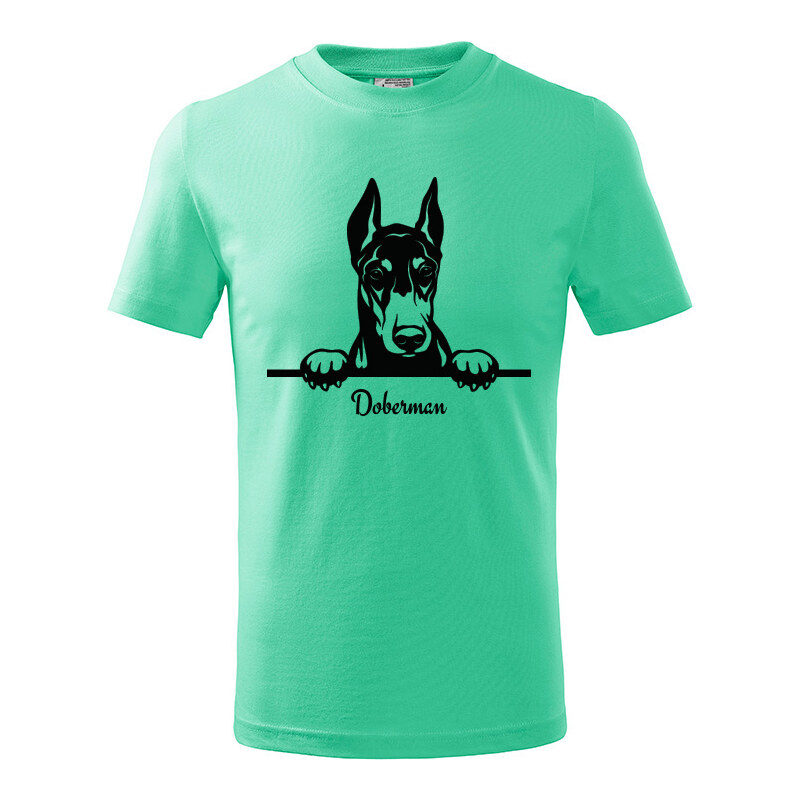 T-ričko Doberman, detské tričko s vlastným textom 21918244