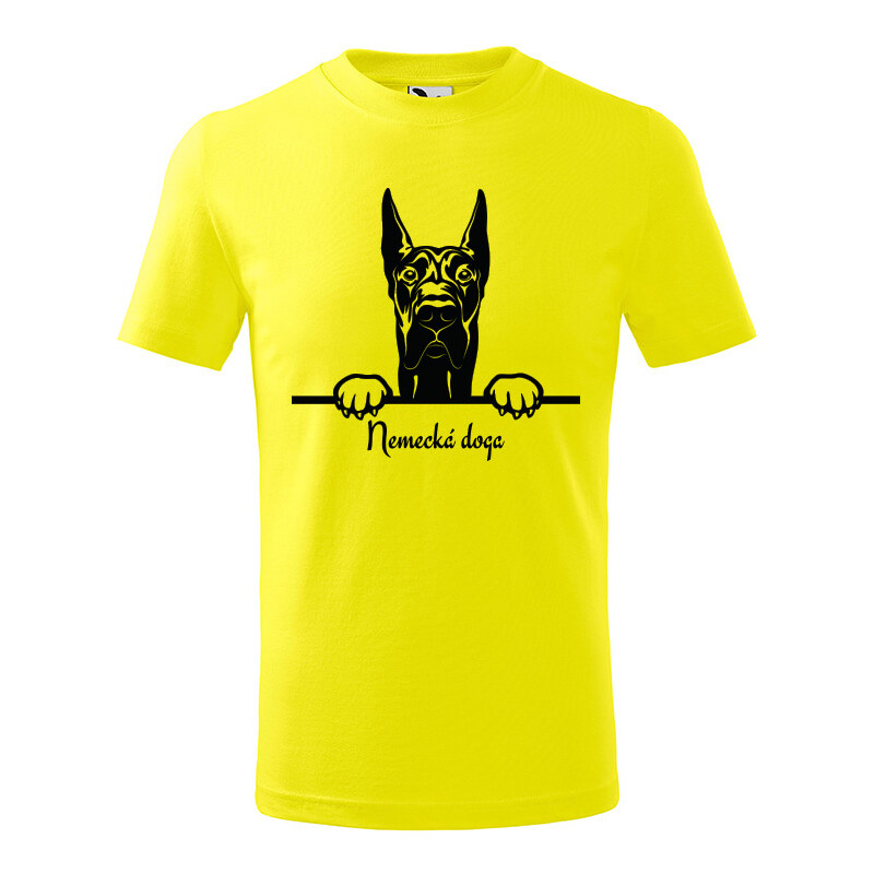 T-ričko Nemecká doga, detské tričko s vlastným textom 21918256