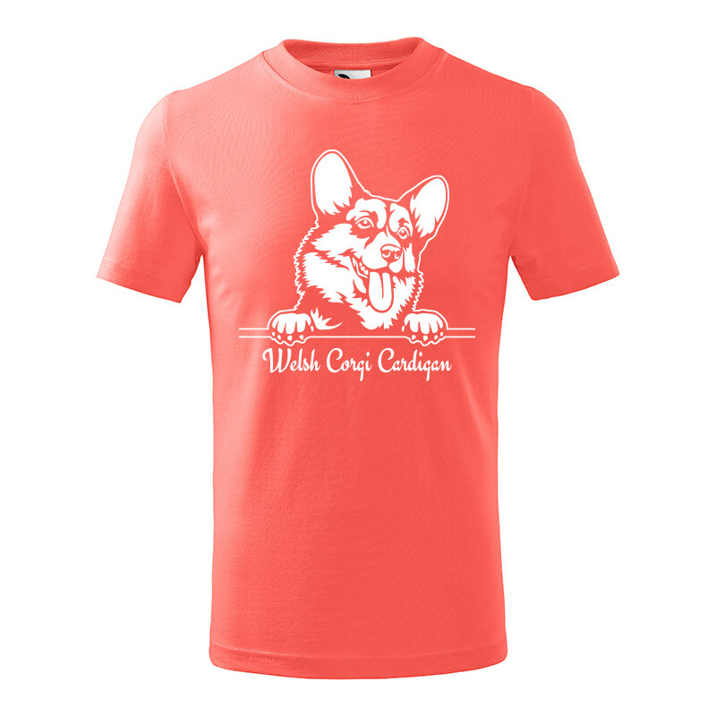 T-ričko Welsh Corgi Cardigan, detské tričko s vlastným textom 21918269