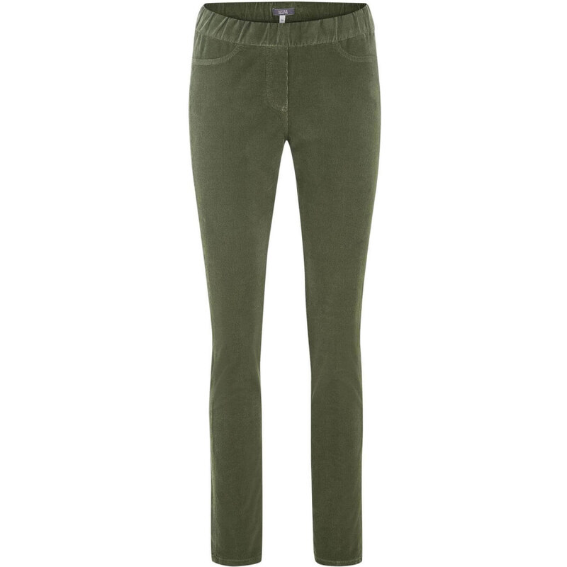 Glara Dámske biobavlnené menčestrové nohavice 32741019