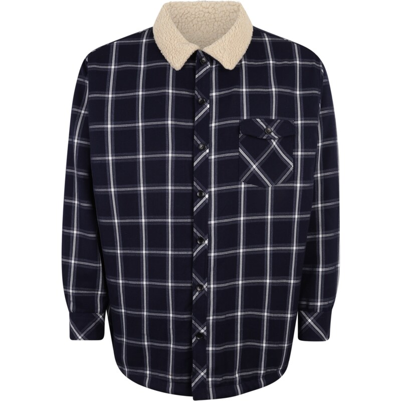 Urban Classics Prechodná bunda béžová / námornícka modrá / svetlomodrá 63106850