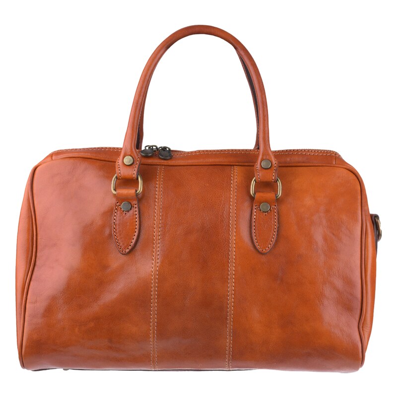 Kožená cestovná taška Augustus Camel camel NovaKabelka.sk 21934900