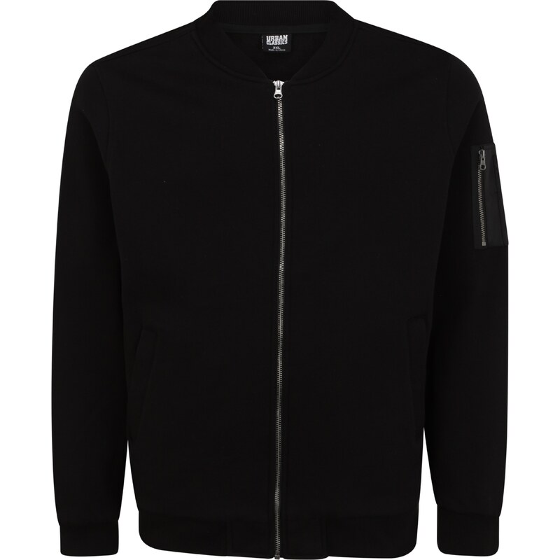 Urban Classics Tepláková bunda čierna 54221391
