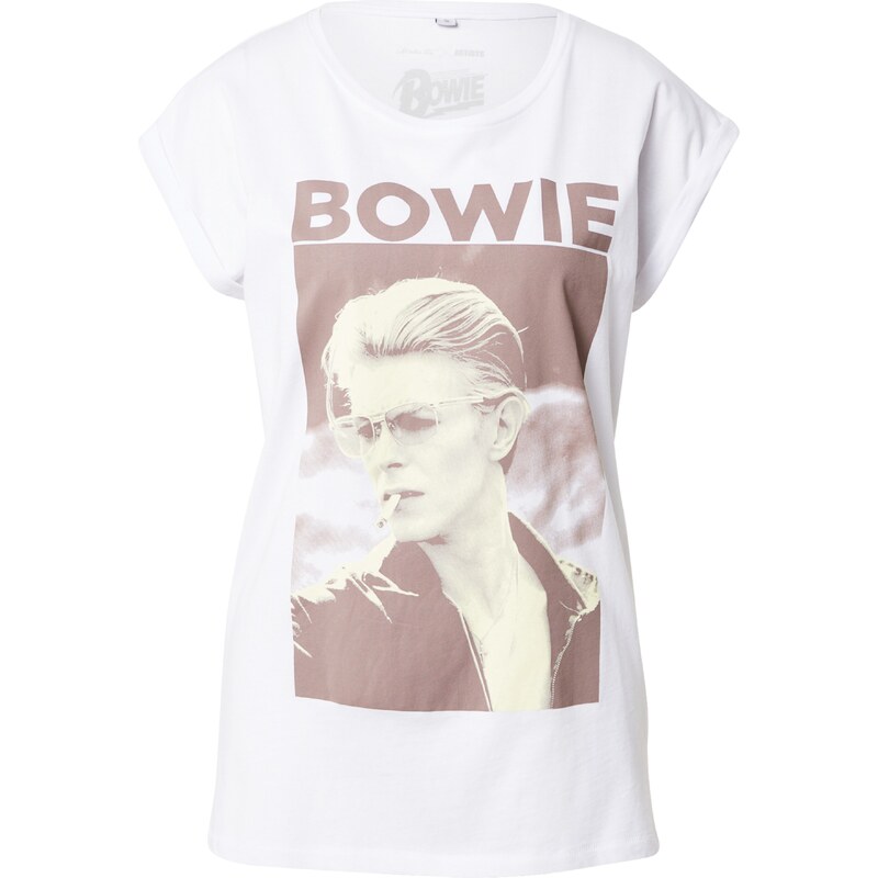 Merchcode Tričko béžová / hnedá / biela 66495448