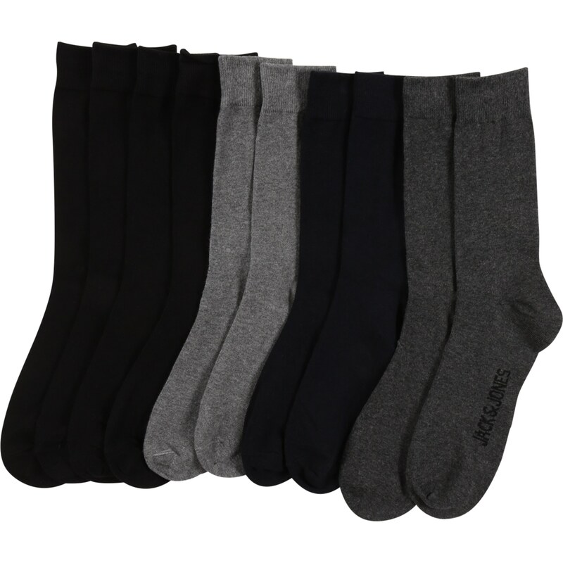 JACK & JONES Ponožky JACJens námornícka modrá / sivá / tmavosivá / 55409771