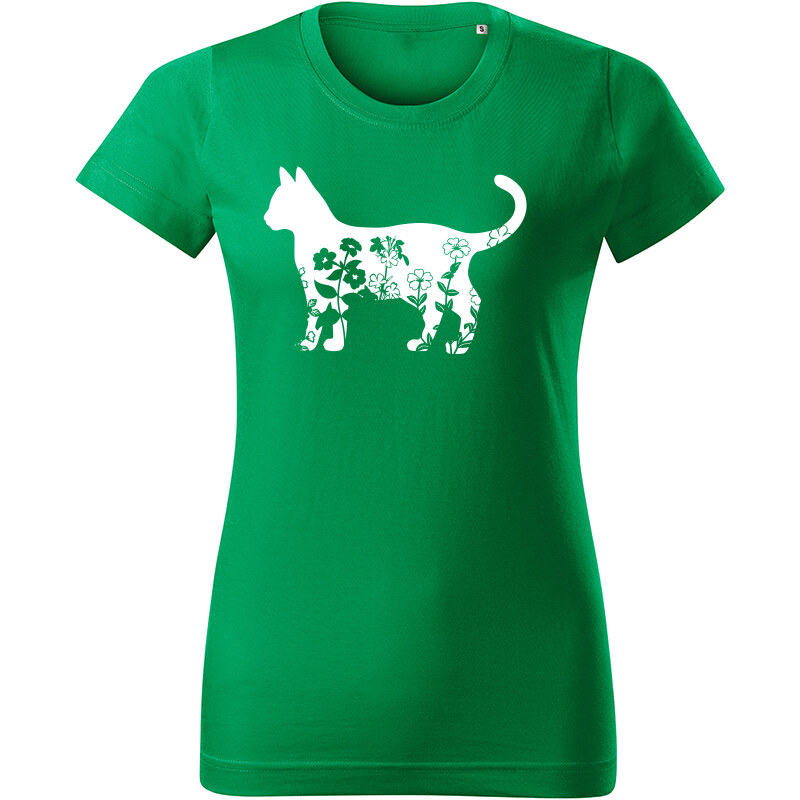 T-ričko Mačka flor, dámske tričko 21956430