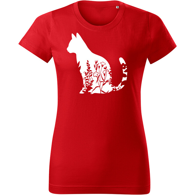 T-ričko Mačka ll flor, dámske tričko 21956431