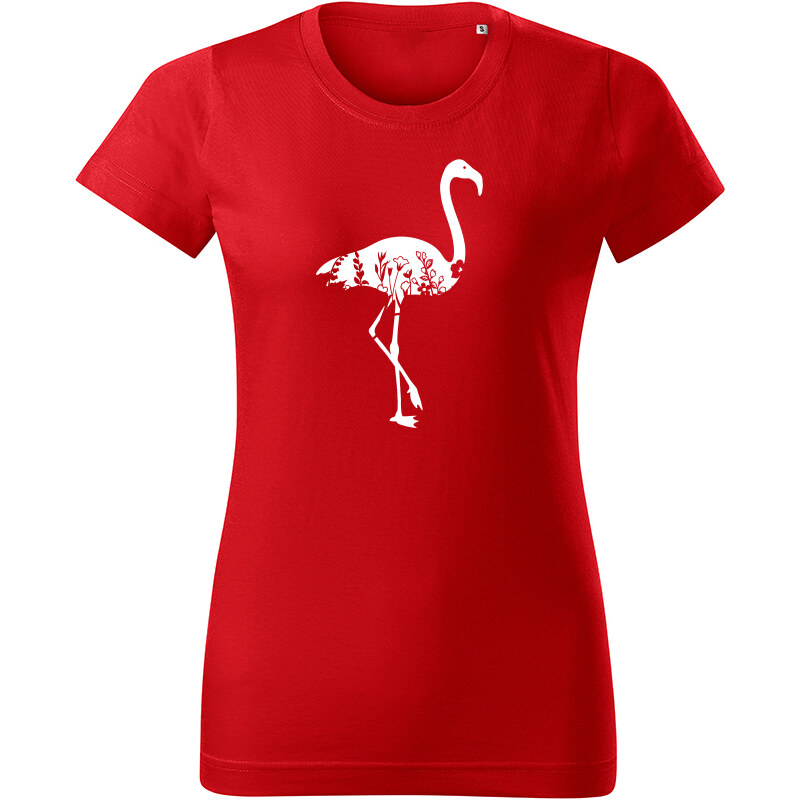 T-ričko Plameniak flor, dámske tričko 21956436