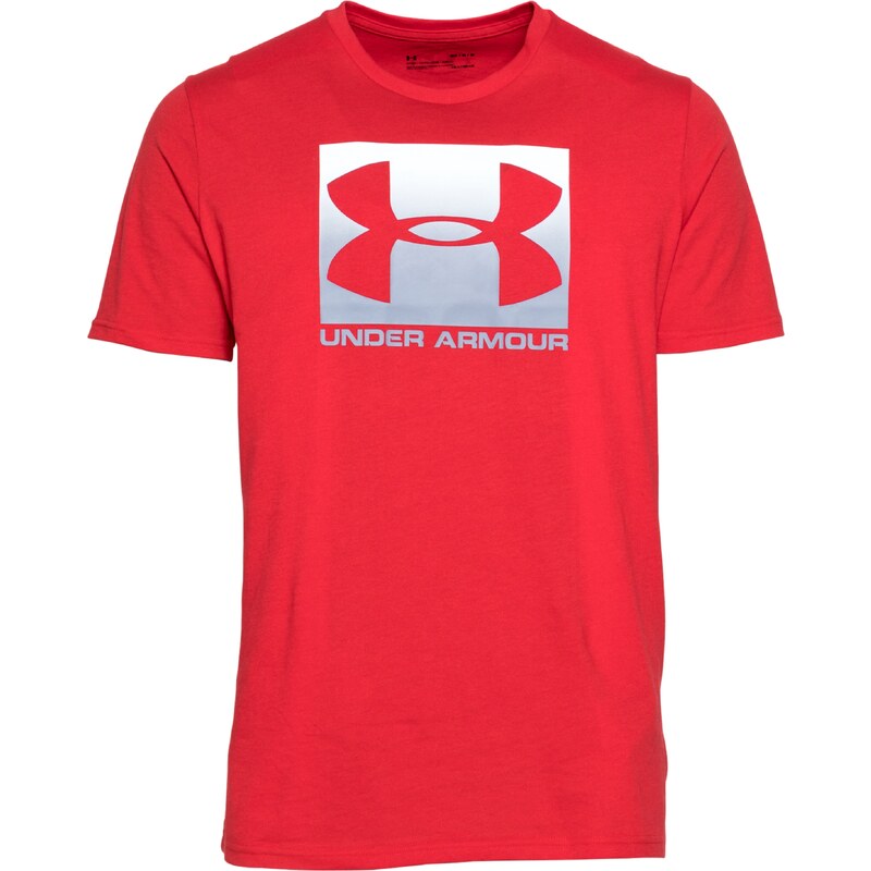 UNDER ARMOUR Funkčné tričko svetlosivá / červená / biela 67727754