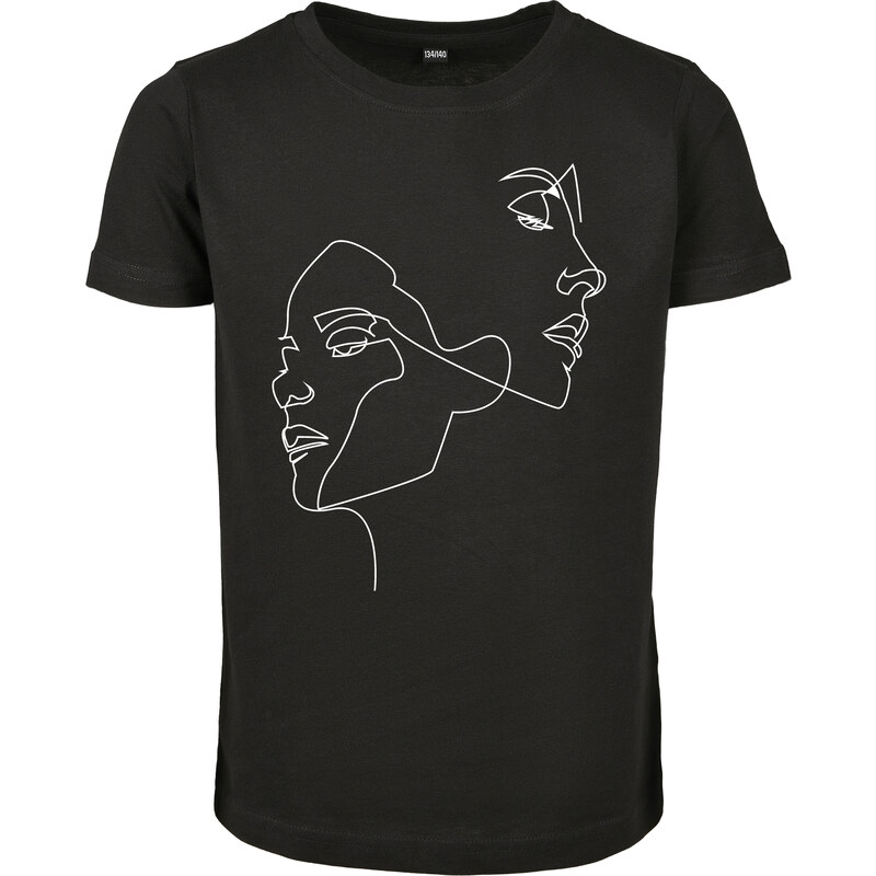 E-shop Mister Tee Childrens single-breasted short-sleeved T-shirt black