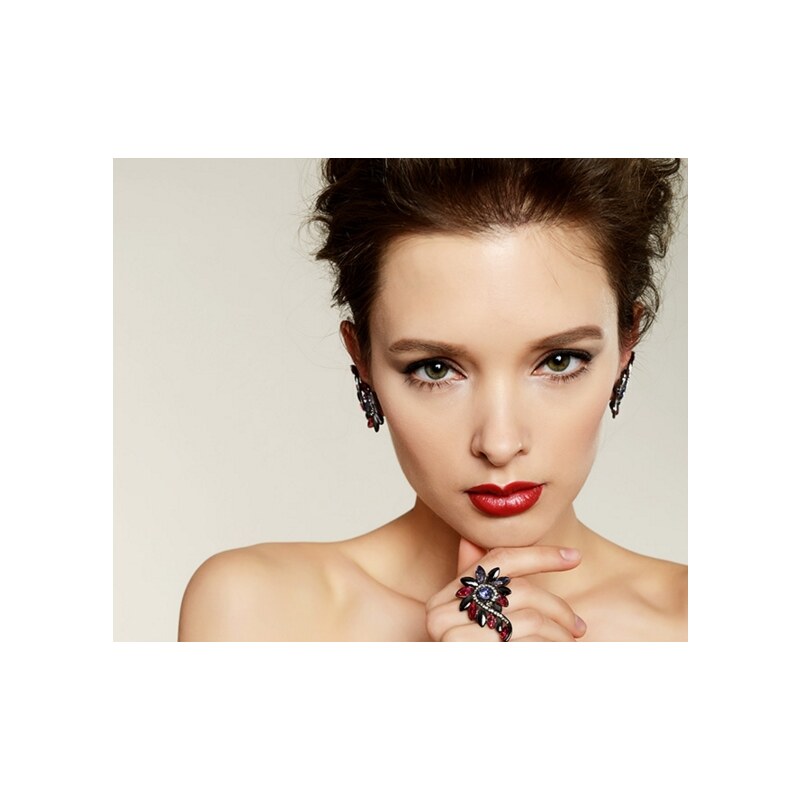 SWAROVSKI Elements Swarovski e. čierny prsteň Phoenix se4269 3534319