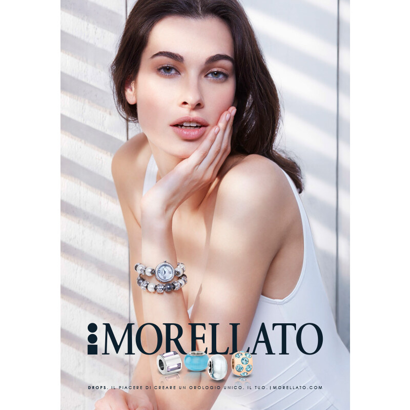 Morellato Drops náramok, modrý prívesok cz230 3534683