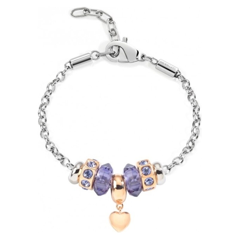 Morellato Drops náramok srdce, ružové zlato cz482 3534708