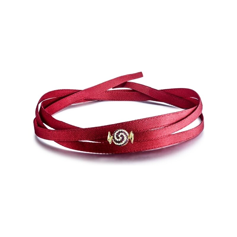 SWAROVSKI Elements Swarovski e. červený náramok, náhrdelník Wild Card 14614515